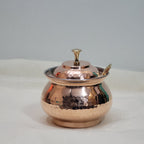 Pure Storage for Pure Ghee – Handcrafted Copper Ghee Pot with Kalai Lining (250 ML)