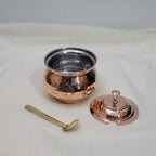 Pure Storage for Pure Ghee – Handcrafted Copper Ghee Pot with Kalai Lining (250 ML)