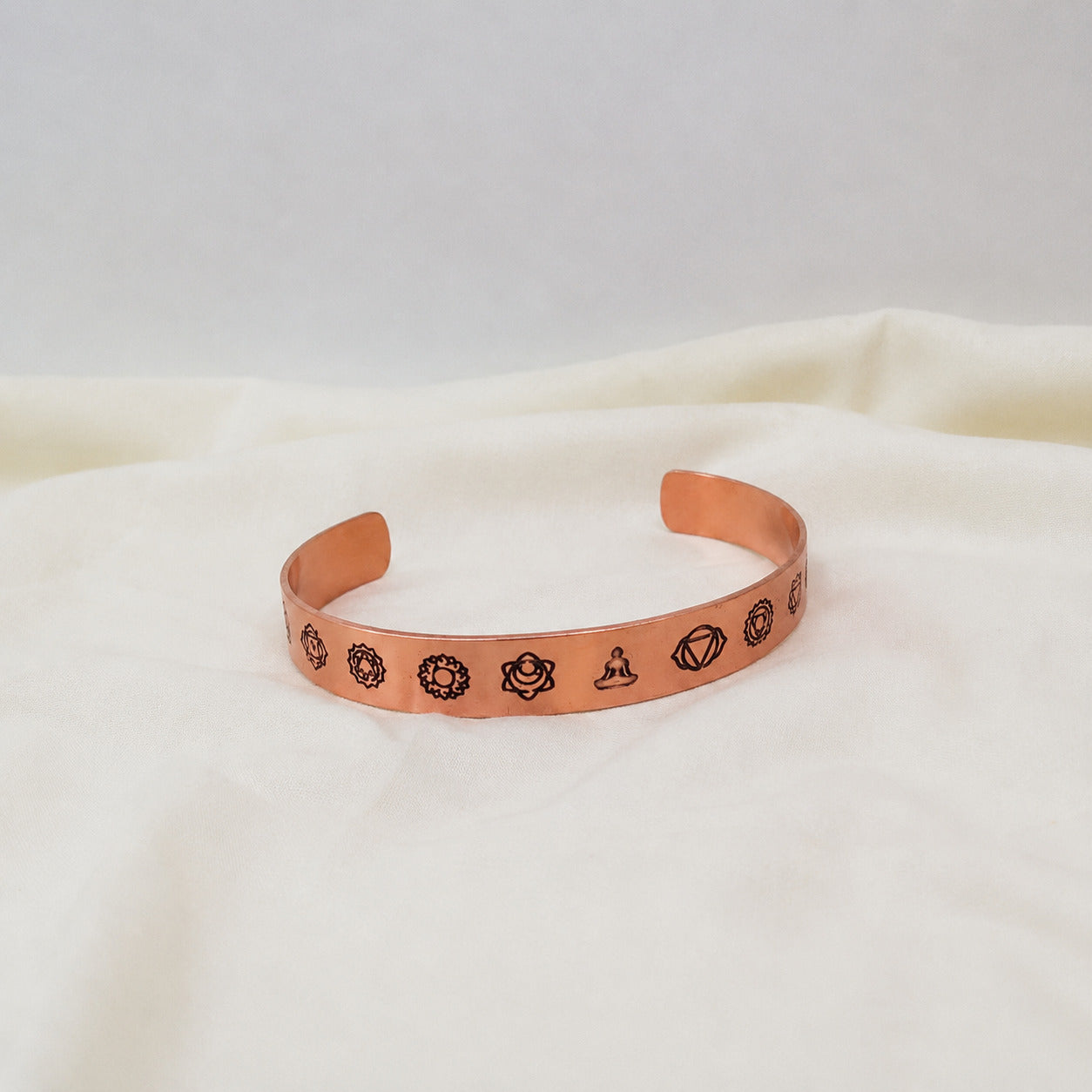 7 Chakra Magnetic Copper Kada/Bracelet