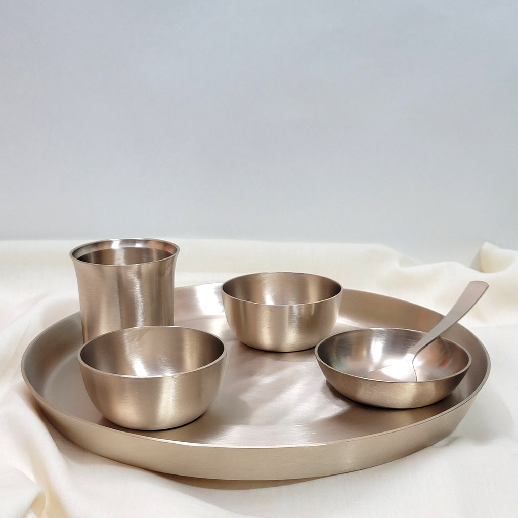 Pure Kansa Thali Dinnerset