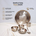 Pure Kansa Thali Dinnerset